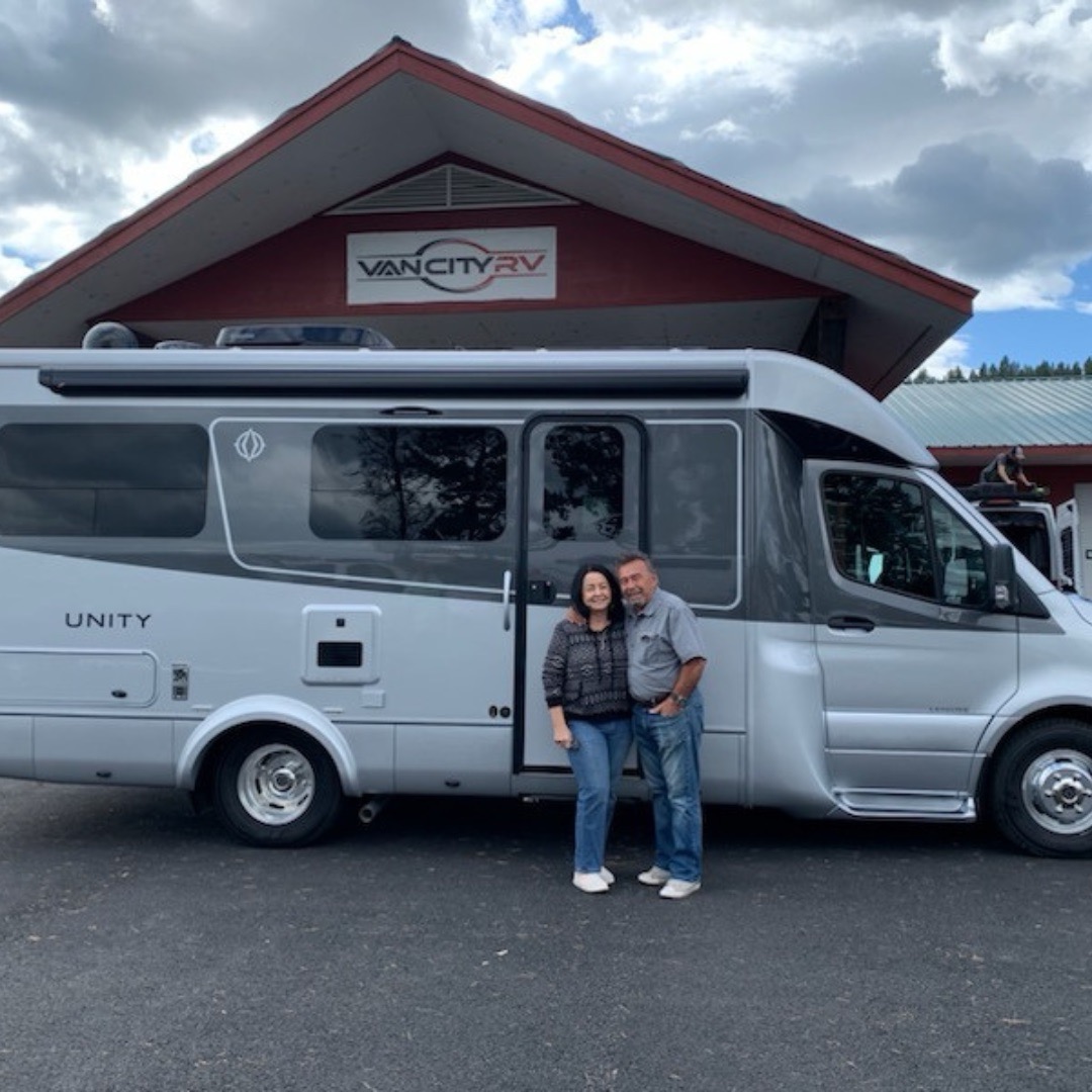 Leisure Travel Van delivery at Van City RV